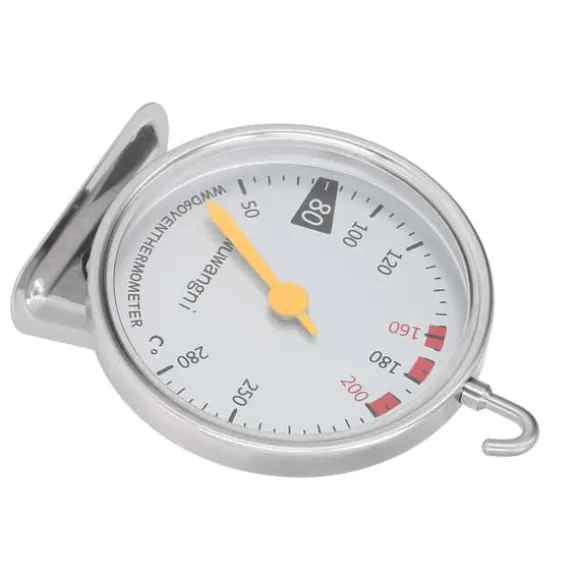 Ugnstermometer Hög noggrannhet hängande rostfritt stål Högtemperaturbeständig maturtopptermometer för kök 50 till 280 ℃