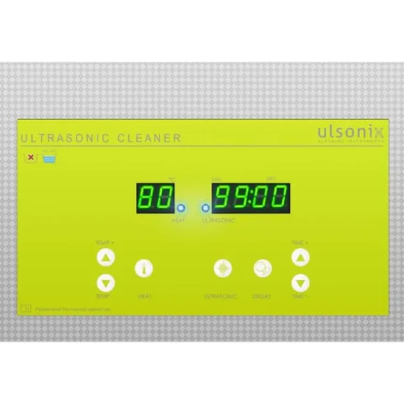 ulsonix - Ultraljudstvätt - 30 l - 40 kHz - 600 W - Degas - Memory