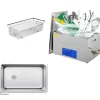 Ultraljudsrengörare, 40kHz Frekvens, Rostfritt Stål Konstruktion,22L JPS-80A