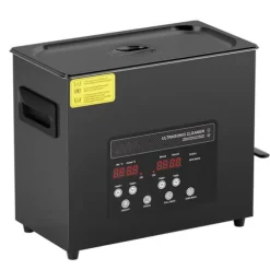 Ultraljudsrengörare 6L, Rengöringsmaskin med Korgvärmare och Timer, 180W Effekt