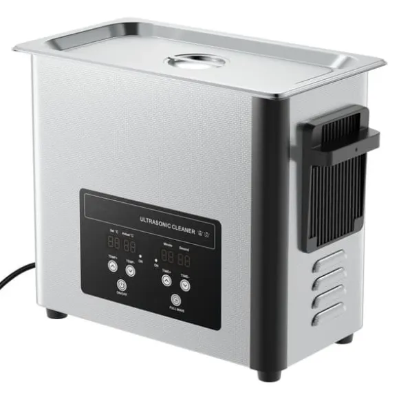 Ultraljudstvätt - Ultraljudsbad - 6 L - 120 W - 40 kHz - Digital display - Rostfritt stål - För smycken & klockor
