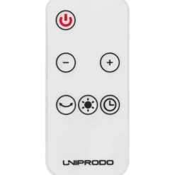 Uniprodo - Värmefläkt - 1200/2000 - W - Vridbar - Vit