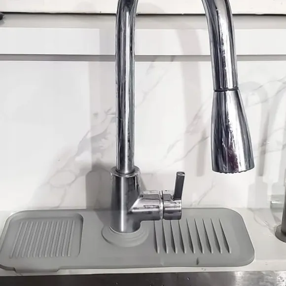 Universal avloppsmatta i silikon för diskho 45 x 14 cm BRUNBESTE BB-3329 grå