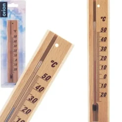 Universell termometer - Orion - Trä - 20 cm - Inomhus/Ute