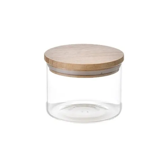 Uppsättning med 3 Burkar San Ignacio Transparent Glas