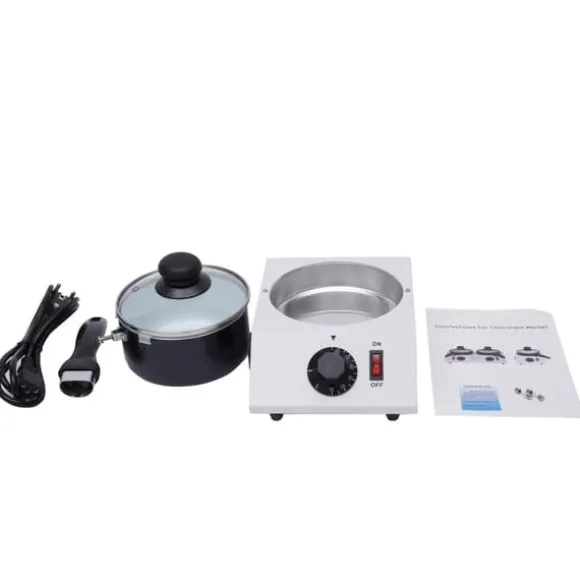 Uppvärmd chokladsmältgryta, elektrisk tempereringsmaskin, non-stick, 40 W, 220 V