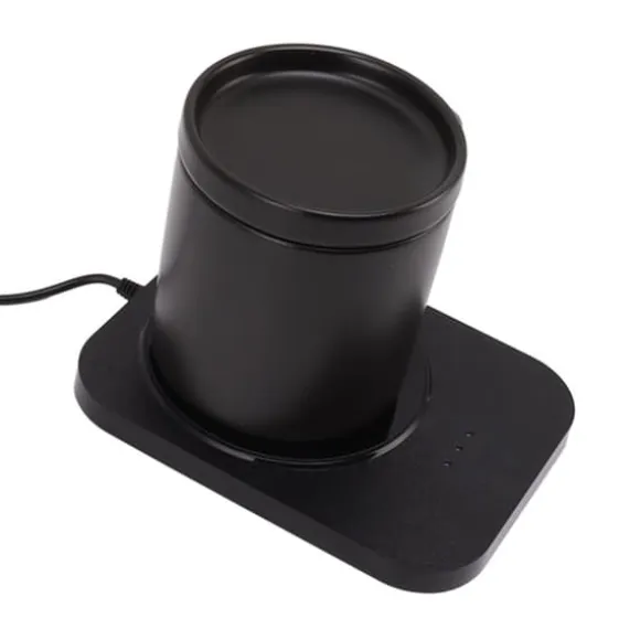 USB-driven muggvärmare med 3 temperaturinställningar - Idealisk för användning i hemmet och på kontoret