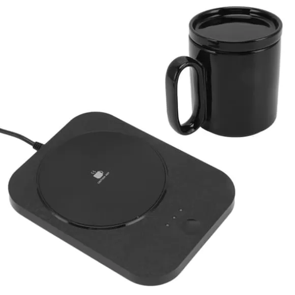 USB Smart Muggvärmare med 3 värmeinställningar - Svart