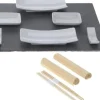 Utmärkt husgeråd för servering av aptitretare SUSHI universal