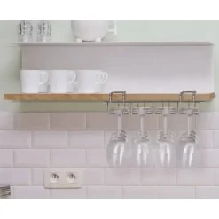 Utmärkt husgeråd vinglashållare för 12 glas metall 442492- USED