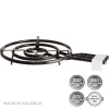Vaello Paella Pan Gasbrännare 74187 70 Centimeter Silver