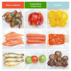Vakuumpåsar - Fresh World - 25x500 CM - Återanvändbara - Ekologiska - Vacuum Sealer