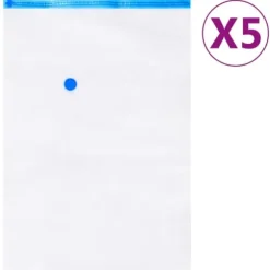 Vakuumpåsar för kläder - 20 stycken i 3 storlekar | Färg: Transparent | Storlek: Olika storlekar