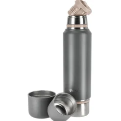 Vakuumresetermos för kaffe och te, 1200ml, stål - grå