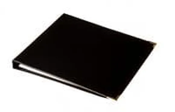 Valokuvakansio (350x310 mm, 10 lehteä, metallikulmat, musta)