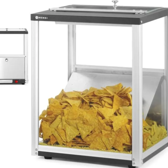 Varmare, uppvärmningsmonter för nachos, jordnötter, 30 l, 300 W - Hendi 282779