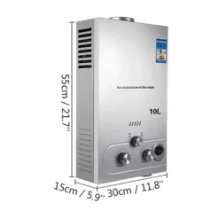 Varmvattenberedare, Oändligt med Varmt Vatten, Säkerhetsfunktioner,16KW 8L