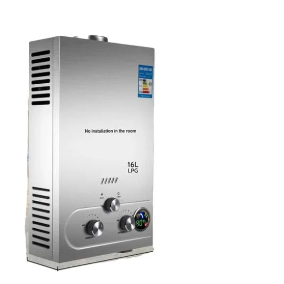 Varmvattenberedare, Rostfritt Stål, Väggmonterad Design,16 L 32KW