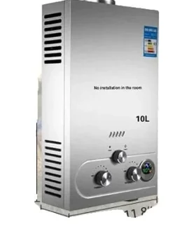 Varmvattenberedare, utan tank, rostfritt stål,10 L 20KW