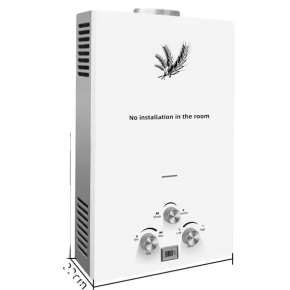 Varmvattenberedare, utan tank, stålkonstruktion,36KW 18L