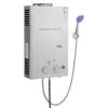 Varmvattenberedare utan tank - LPG - 12 L - 24 kW - 2800 Pa - Öppet avgassystem, automatisk rökgasevakuering - Auto el-pulständning 2×1,5 V