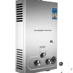 Varmvattenberedare, utan tank, hög effektivitet,8L 16KW