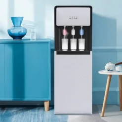 Vattendispenser - Bordmodell - 220 V - Varmt & Kallt Vatten - För Kontor och Hem - Transparent