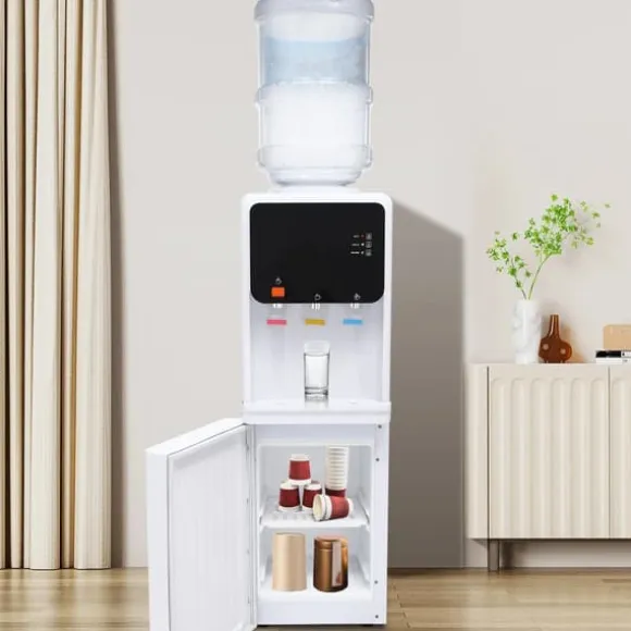 Vattendispenser - Bordmodell - 220 V - Varmt & Kallt Vatten - För Kontor och Hem - Transparent