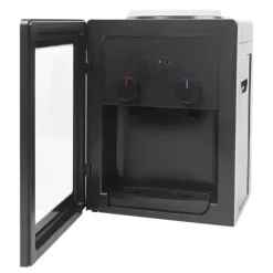 Vattendispenser - Bordsmodell - Varmt & Kallt Vatten - 220V 50Hz - Uppvärmning 550W, Kylning 75W - PP-hölje - Svart