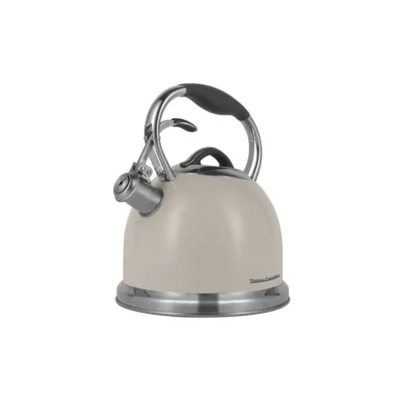 Vattenkokare med visselpipa 2,4 L Vintage Cuisine Cream