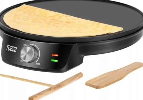 Våffeljärn Teesa pannkakstillverkare, 30 cm, 1200 W