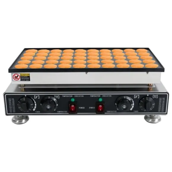 Våffeljärn - Våffelmaskin - Professionell - 50 hål - Nonstick-beläggning - 110/220 V - Elektrisk
