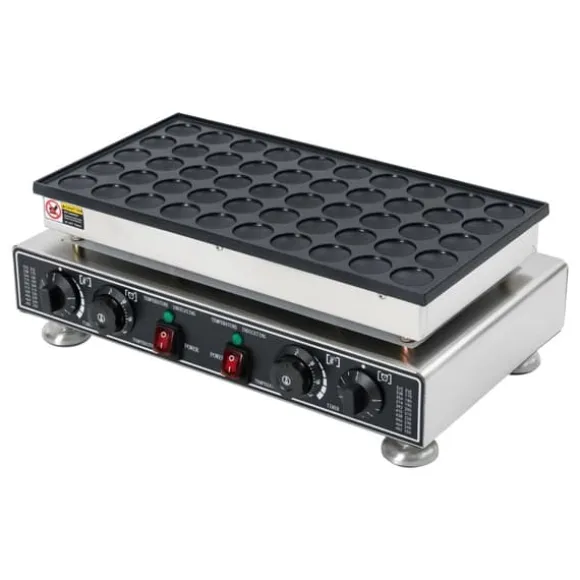 Våffeljärn - Våffelmaskin - Professionell - 50 hål - Nonstick-beläggning - 110/220 V - Elektrisk