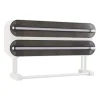 Väggmonterad Dispenser - 3‑i‑1 Rullhållare - Folie- och Plastfilmsdispenser - Hushållspappershållare - 2 Krokar - ≤15×28,5 cm - ABS + Aluminium