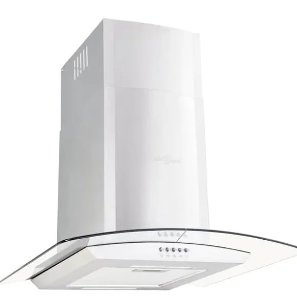 Väggmonterad köksfläkt 60 cm rostfritt stål 756 m³/h LED