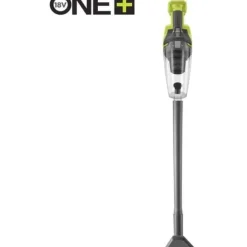 18V handdammsugare - RYOBI - RHV18F-0 - 4,24 kPa - 0,85 m3/min - 600 mL uppsamlare - Utan batteri med spaltverktyg & borste