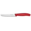Victorinox SwissClassic bordskniv - 11cm skårad blad - rött handtag