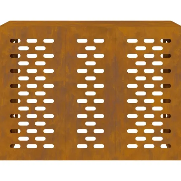 vidaXL Corten stål Väderbeständigt stål 110 x 50 x 80 cm Hållbar