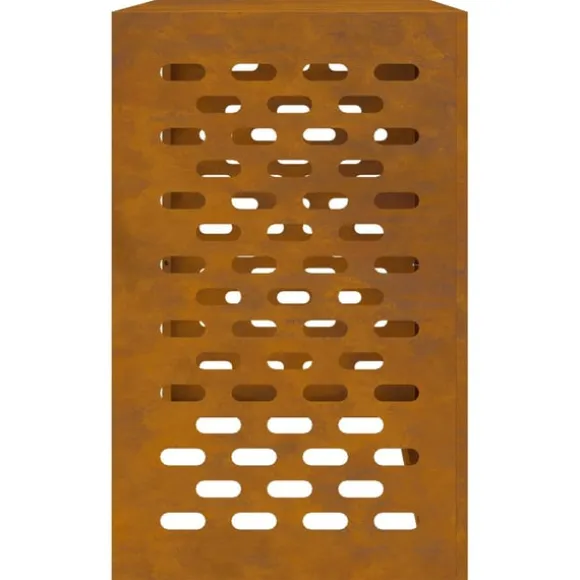 vidaXL Corten stål Väderbeständigt stål 110 x 50 x 80 cm Hållbar