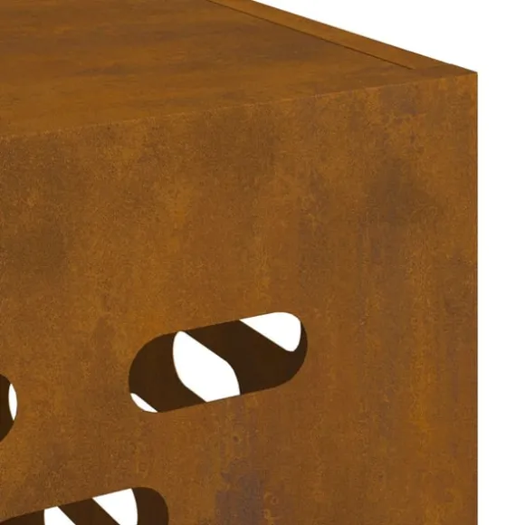 vidaXL Corten stål Väderbeständigt stål 110 x 50 x 80 cm Hållbar