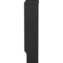 vidaXL Elementskydd MDF svart 205 cm - Tillbehör till värmeelement