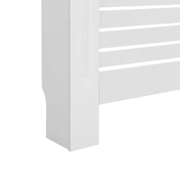 vidaXL Elementskydd 2 st vit 172x19x81,5 cm MDF - Tillbehör till värmeelement