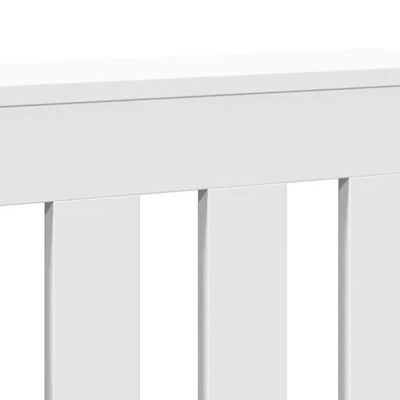 vidaXL Elementskydd vit 205x21,5x83,5 cm konstruerat trä