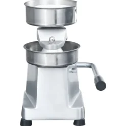 vidaXL Hamburgerpress med 500 pappersark aluminium 10 cm - Köksverktyg & köksgeråd