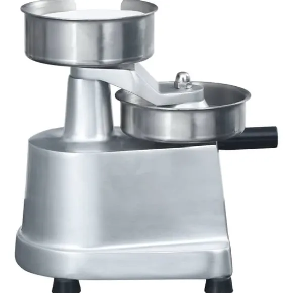 vidaXL Hamburgerpress med 500 pappersark aluminium 10 cm - Köksverktyg & köksgeråd
