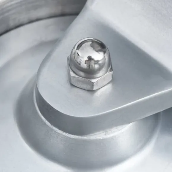 vidaXL Hamburgerpress med 500 pappersark aluminium 10 cm - Köksverktyg & köksgeråd