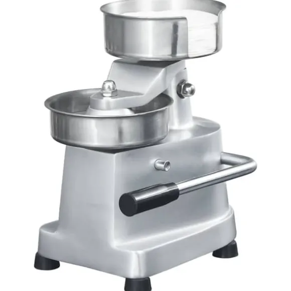 vidaXL Hamburgerpress med 500 pappersark aluminium 13 cm - Köksverktyg & köksgeråd