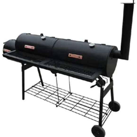 vidaXL Rökgrill Nevada XL svart - Utomhusgrillar