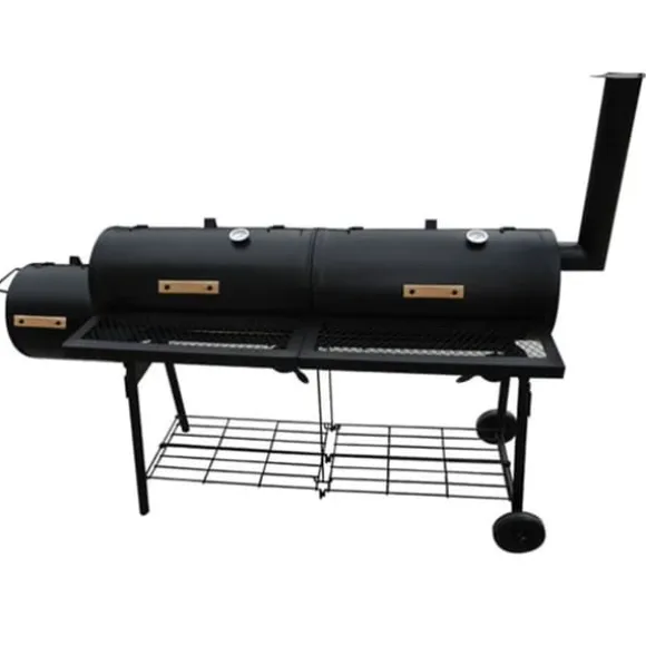 vidaXL Rökgrill Nevada XL svart - Utomhusgrillar