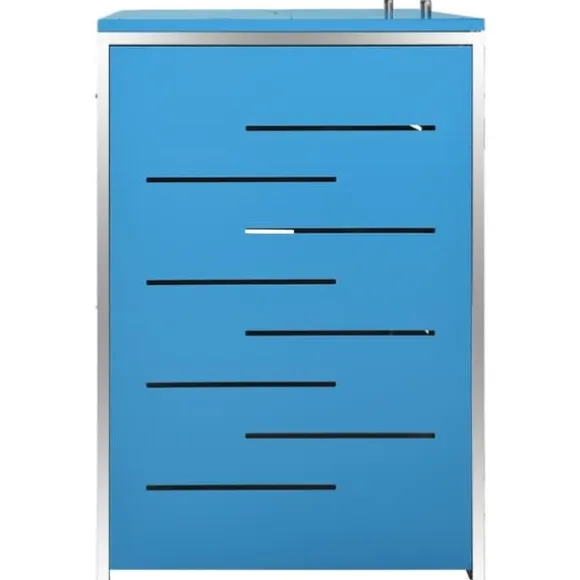 vidaXL Skjul till två sopkärl 138x77,5x112,5 cm rostfritt stål - Ställningar till sopkärl